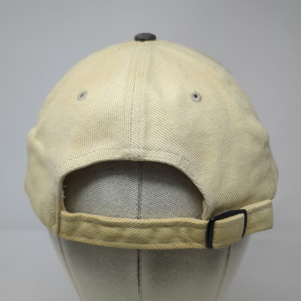 Marlboro Unlimited Adventure Team Baseball Cap Beige Black One Size Cotton Hat - Picture 6 of 10